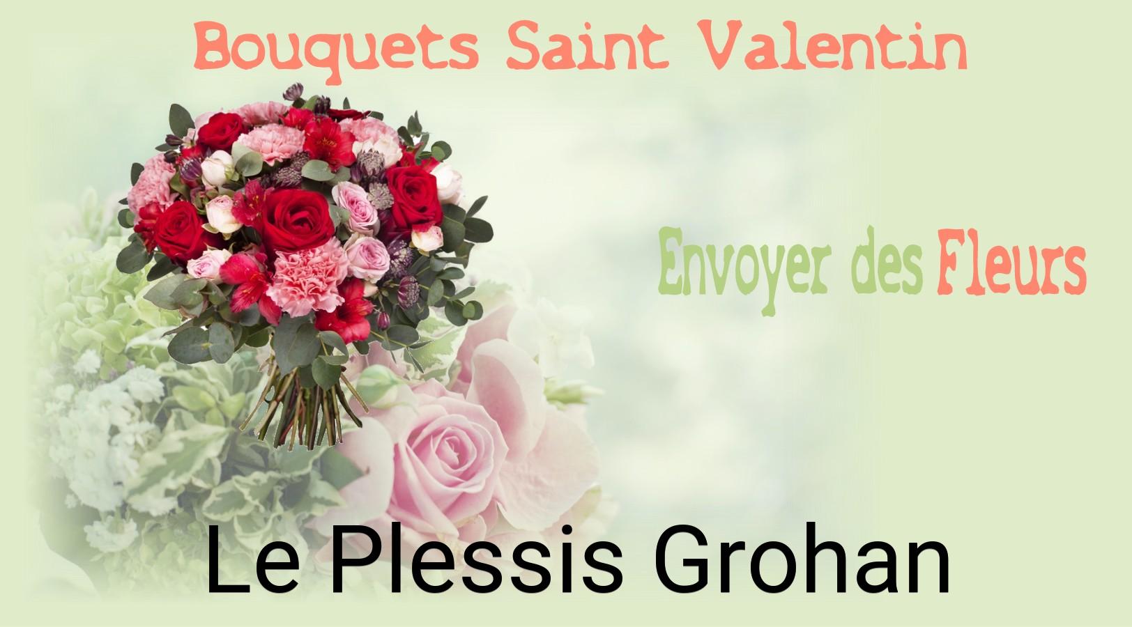 Roses de Saint-Valentin livrées à Le Plessis-Grohan